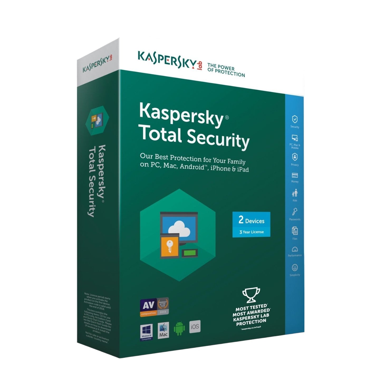 Kaspersky Total Security | 3 Years | Single Device